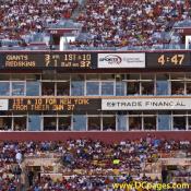 All is well with the Redskins leading 7-3 with 4:47 remaining in the 1st quarter.