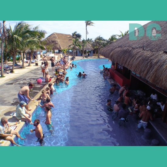 Swimming Pool Bar in Mexico