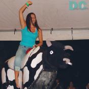 girl gone wild riding mechanical bull
