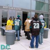 The entrance to the East Club and Suites