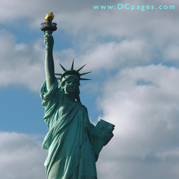 The statue was built from thin copper plates (thickness is approx. two pennies) hammered into wooden forms through a process known as repoussé.