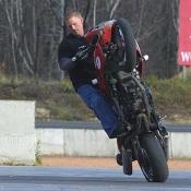 I've never seen more controlled wheelies in my life