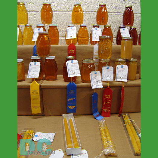 All honey displayed were produced in Montgomery County.