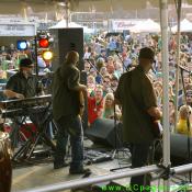 Kelly Dell band groves the crowd. 
