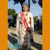 Miss Indian Nations XII smiles for the camera.
