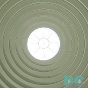 An oculas (skylight) on top of the Potomac rotunda.