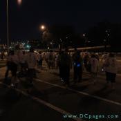 About 400 family members of the victims, including those working at the Pentagon, participated in the walk.