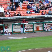 Washington's RFK Stadium is about 35 miles from Oriole Park at Camden Yards making the trip for the visiting fans very easy. However, the crowd was announced at 30,320, more than 16,000 shy of capacity.