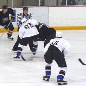 Neither team lost their intensity after the quick break.
