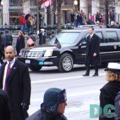 Secret Service escort of President