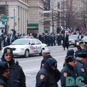 Capitol Police in front of Secret Service