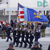 Marching troops