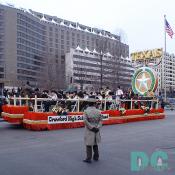 The musicians traveled 1,500 miles to perform "Texas, Our Texas" for their
neighbor in the 55th Inaugural Parade.