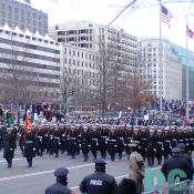 Marching troops