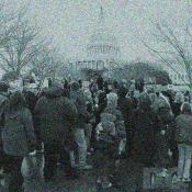 Artistic Photo - Inauguration Spectators