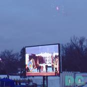 Fireworks explode over White House
