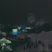 Fireworks over White House