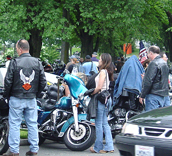 Parking your ride was almost never a problem.
