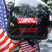 The price of freedom is written on the wall. 