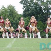 The Redskins Cheerleaders performed various cheers.