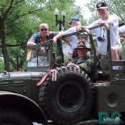 National Indepence Parade these army lifers. Airbourne 