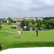 This is one of many beautiful views on this golf course