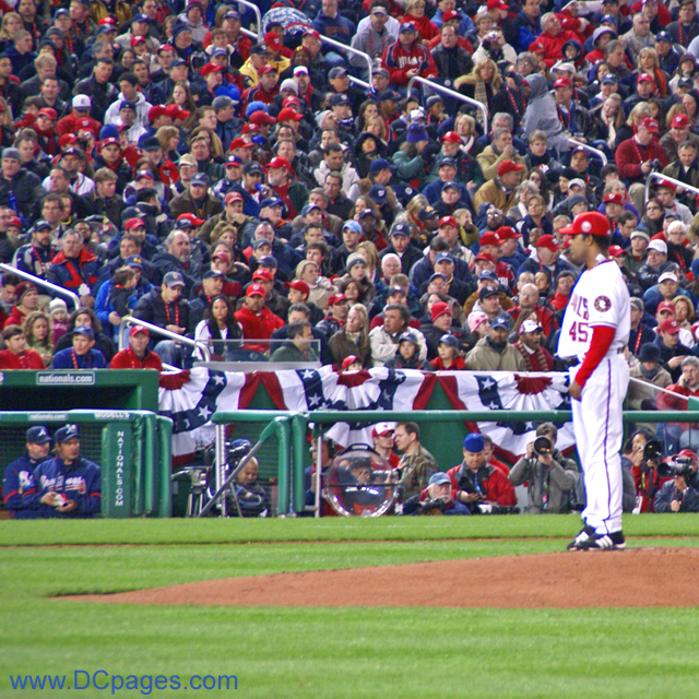 Washington Nationals pitcher Odalis Perez was 8-11 with a 5.57 ERA last year for the Kansas City Royals but was given the opportunity to be the starting pitcher on Opening Day.