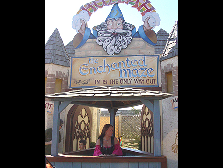 This is the gateway and the exit to Huzzah's Enchanted Maze