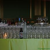 Rows of Cocktail Glasses