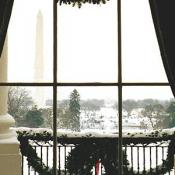 Amazing views scene through every window in the White House