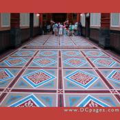 First Floor - Earth tone Spanish tile.