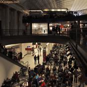 Peering into the food court in DC's Union Station
