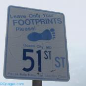 Ocean City - Please remember to pick up your trash and only leave your footprints!