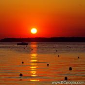 Ocean City - Breath-taking bayside view of a perfect sunset from Seacret's Bar and Grill.