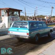 This 1968 Rambler American 440 Station Wagon tore the third member in half spewing shrapnel and gear oil all over the place!