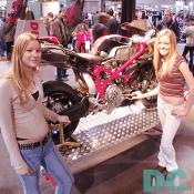 Hailing from Eldersburg, Kelsey and Mandi go Italian with the Ducati 996r cut-away.