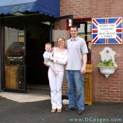 Great British Pine Mine - James and Abbie Sutherland are the son and daughter of Pine Mine founders, Alan Robson and Linda Sutherland. Baby Peter is the first member of the third generation.