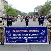  2003 Cherry Blossom Festival: Hampton, Va. sends the Marching Elites, a non-profit organization dedicated to guiding tomorrow's leaders.   