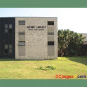 August 2, 2007 - Ninth Ward of New Orleans - 5300 Law Sreet, New Orleans, 70117, LA 504-942-3602 - Alfred Lawless Senior High School - This storm damage school is still contaminated with mold and other caustic materials.