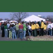 Line to enter Shamrock Fest starts here.