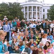 Lynne Cheney reads from her book, "America: A Patriotic Primer."