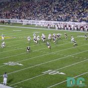 The Navy-Marine Corp Memorial Stadium was dedicated on September 26, 1959. The 30,000 seat facility was built at a cost of $3 million with all the money raised through private contributions. 