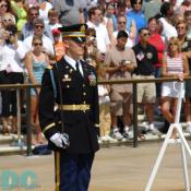 United States Honor Guard standing at attention.