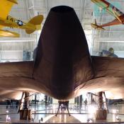 Black Bird Titanium Spy Plane Steven F. Udvar Hazy Center.