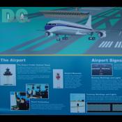 Plane landing diagram Steven F. Udvar Hazy Center. Plane Observation Deck