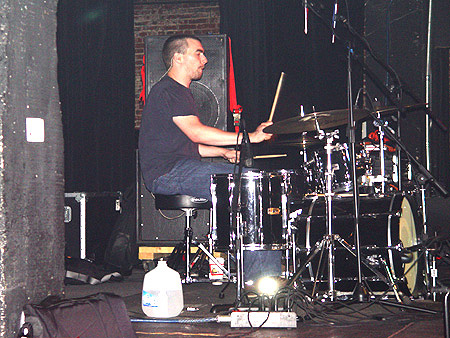 Pedro the Lion's drummer keeps a steady beat