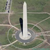 Aerial View of the Washington Monument.
