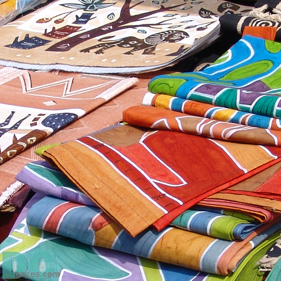African textiles can be purchased at the Adam's Morgan day festival.