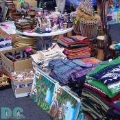 Paintings, rugs, baskets, and other crafts were sold at Adams Morgan Day.