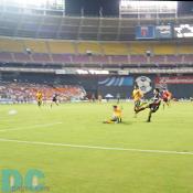 It was close!! At 77:59, DC United FW, Eskandarian dribbled quickly in the penalty area and almost scored a winning goal.